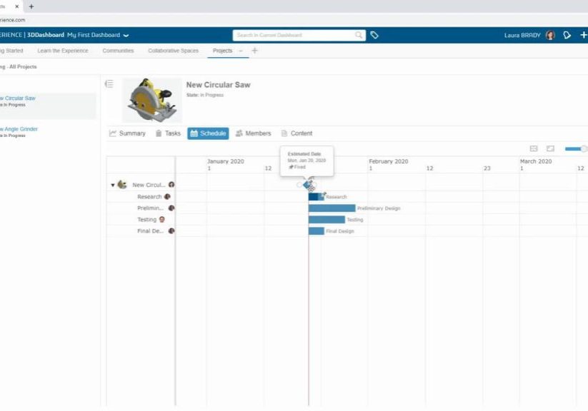 3DEXPERIENCE WORKS Project Management