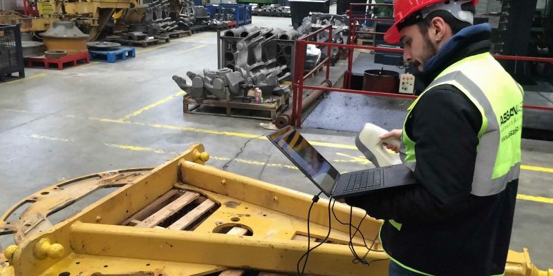 Replacing old parts with a 3D scanner